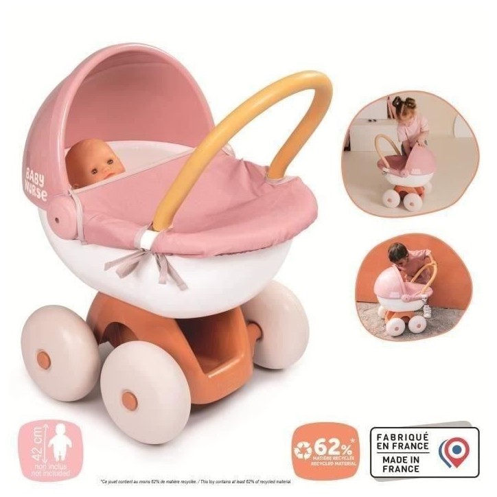 SMOBY - Baby Nurse - Landau calin - des 18 mois SMOBY - Baby Nurse - Landau calin - des 18 mois