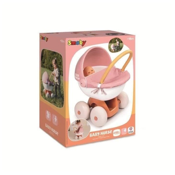 SMOBY - Baby Nurse - Landau calin - des 18 mois SMOBY - Baby Nurse - Landau calin - des 18 mois