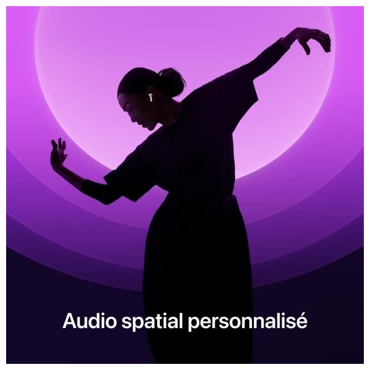 APPLE AirPods 4 avec réduction active du bruit