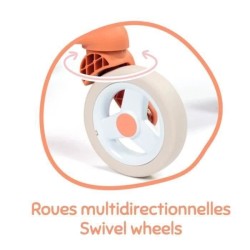 SMOBY - Baby Nurse - Poussette Pop - des 18 mois