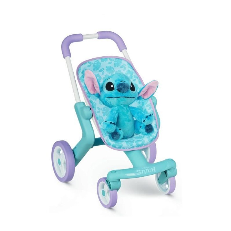 SMOBY - Stitch Poussette + Peluche - des 18 mois SMOBY - Stitch Poussette + Peluche - des 18 mois
