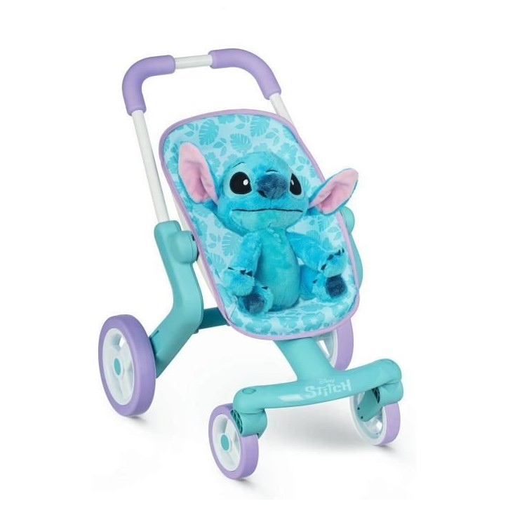 SMOBY - Stitch Poussette + Peluche - des 18 mois SMOBY - Stitch Poussette + Peluche - des 18 mois