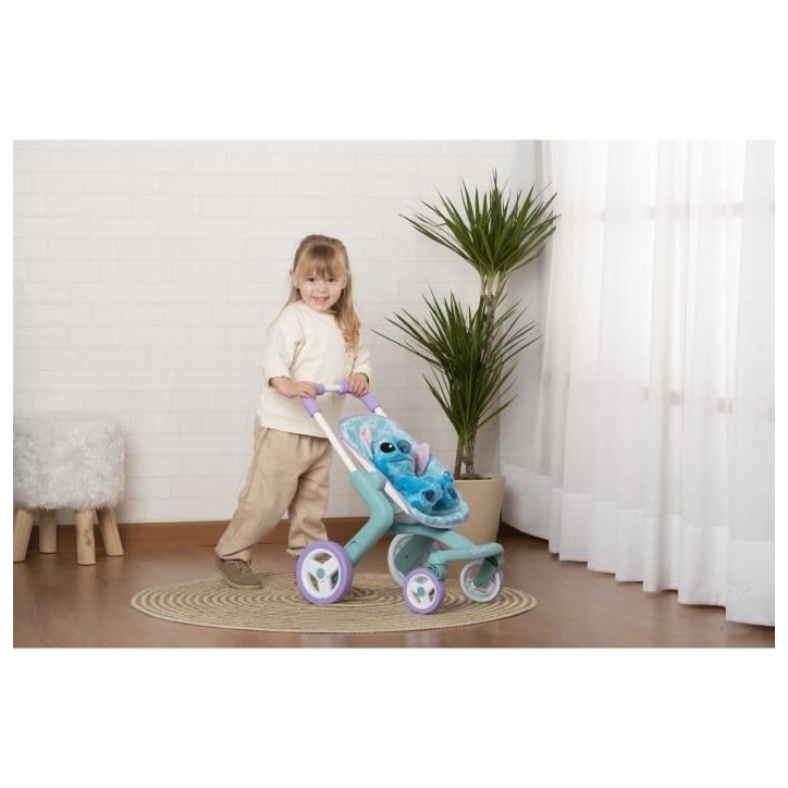 SMOBY - Stitch Poussette + Peluche - des 18 mois SMOBY - Stitch Poussette + Peluche - des 18 mois