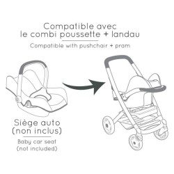 SMOBY Maxi-Cosi Poussette+Landau Beigedes 3 ans
