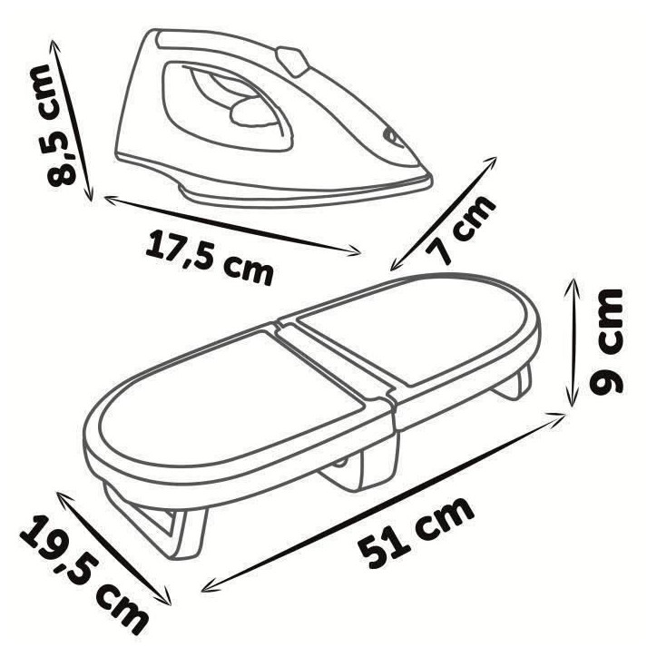 SMOBY - Tefal - Planche a Repasser pliable - des 3 ans