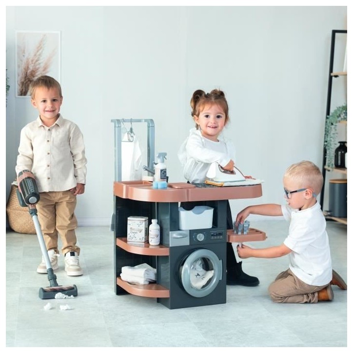 SMOBY - Rowenta Wash&Clean Buanderie - des 3 ans