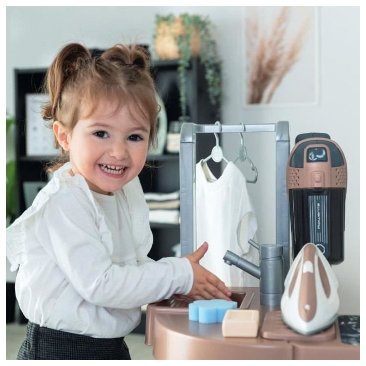 SMOBY - Rowenta Wash&Clean Buanderie - des 3 ans