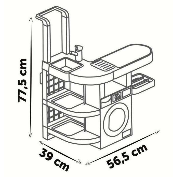 SMOBY - Rowenta Wash&Clean Buanderie - des 3 ans