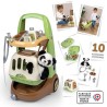 Smoby - Chariot Vétérinaire de Zoo - Peluche Panda - Nombreux access