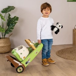 Smoby - Chariot Vétérinaire de Zoo - Peluche Panda - Nombreux access