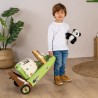 Smoby - Chariot Vétérinaire de Zoo - Peluche Panda - Nombreux access