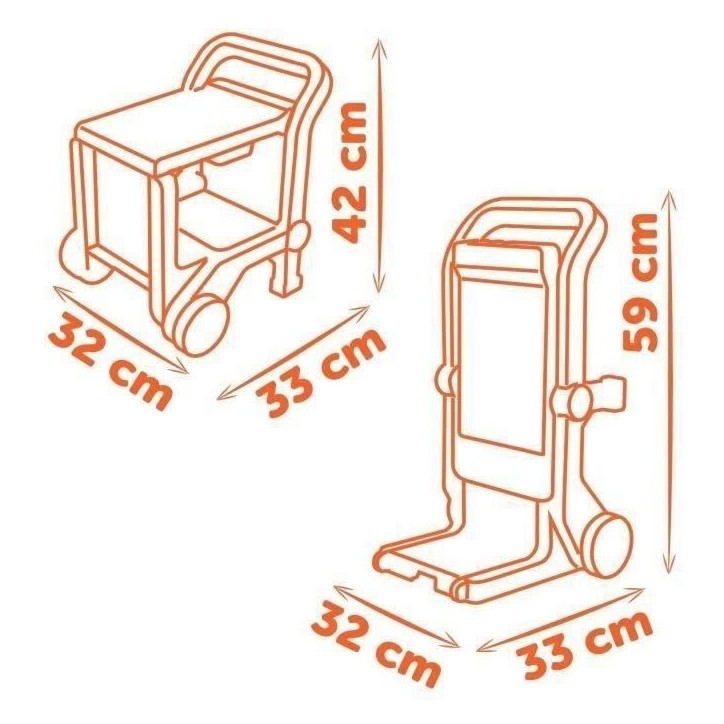 SMOBY - Black+Decker - Diable Bricolo - des 3 ans SMOBY - Black+Decker - Diable Bricolo - des 3 ans
