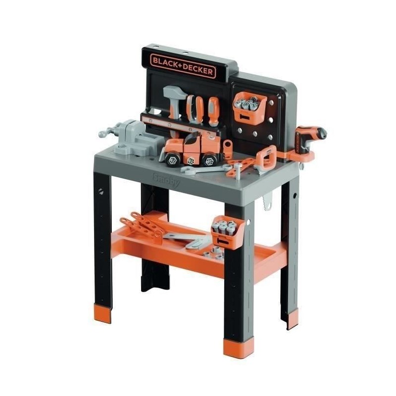 SMOBY - Black et Decker - Etabli Bricolo Pro - des 3 ans SMOBY - Black et Decker - Etabli Bricolo Pro - des 3 ans