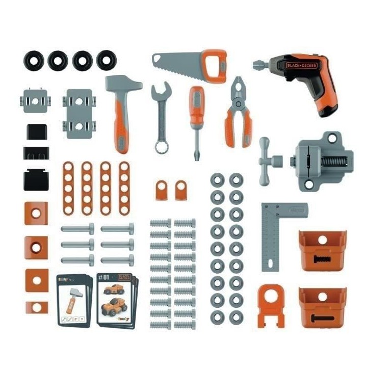 SMOBY - Black et Decker - Etabli Bricolo Pro - des 3 ans SMOBY - Black et Decker - Etabli Bricolo Pro - des 3 ans