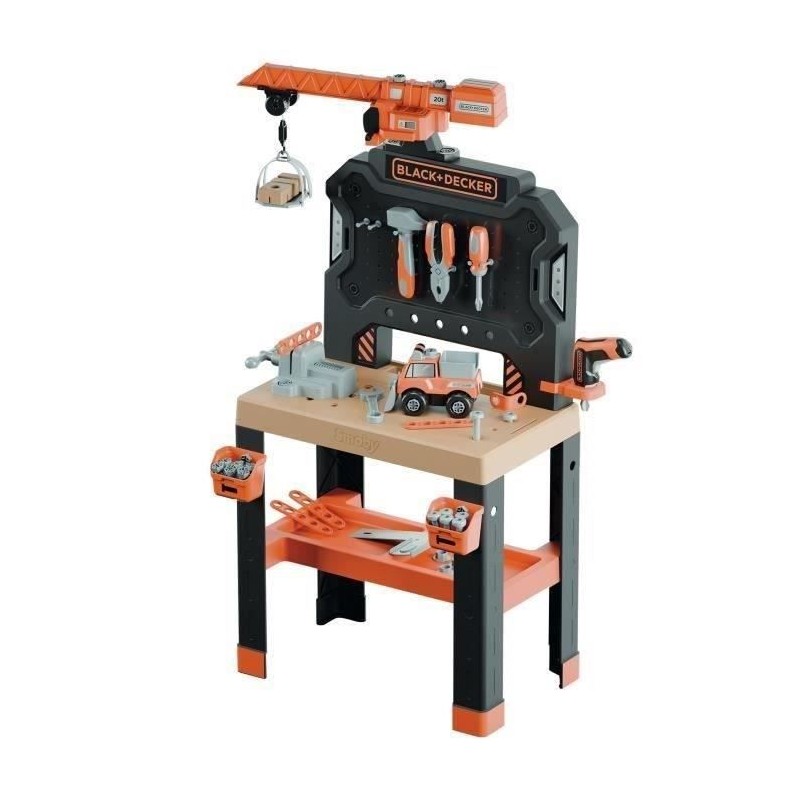 SMOBY - Black+Decker - Bricolo Builder - des 3 ans SMOBY - Black+Decker - Bricolo Builder - des 3 ans