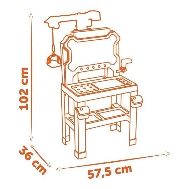 SMOBY - Black+Decker - Bricolo Builder - des 3 ans