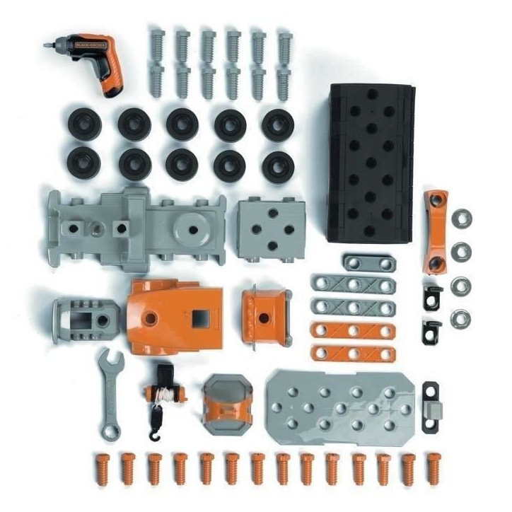 SMOBY - Black+Decker - Camion Bricolo + Visseuse - des 3 ans SMOBY - Black+Decker - Camion Bricolo + Visseuse - des 3 ans