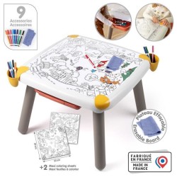 Smoby - Table créative enfant - feutre effaçabl, 2 grandes feuilles