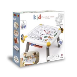 Smoby - Table créative enfant - feutre effaçabl, 2 grandes feuilles
