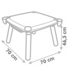 Smoby - Table créative enfant - feutre effaçabl, 2 grandes feuilles