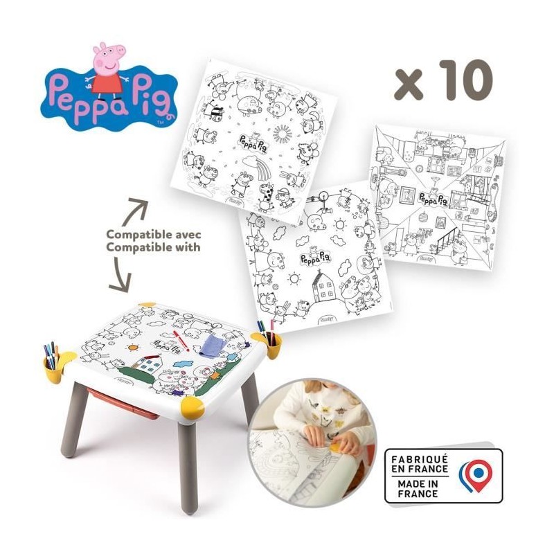 Smoby - Recharge Coloriages pour la Kid table créative - 10 feuilles Smoby - Recharge Coloriages pour la Kid table créative - 10 feuilles