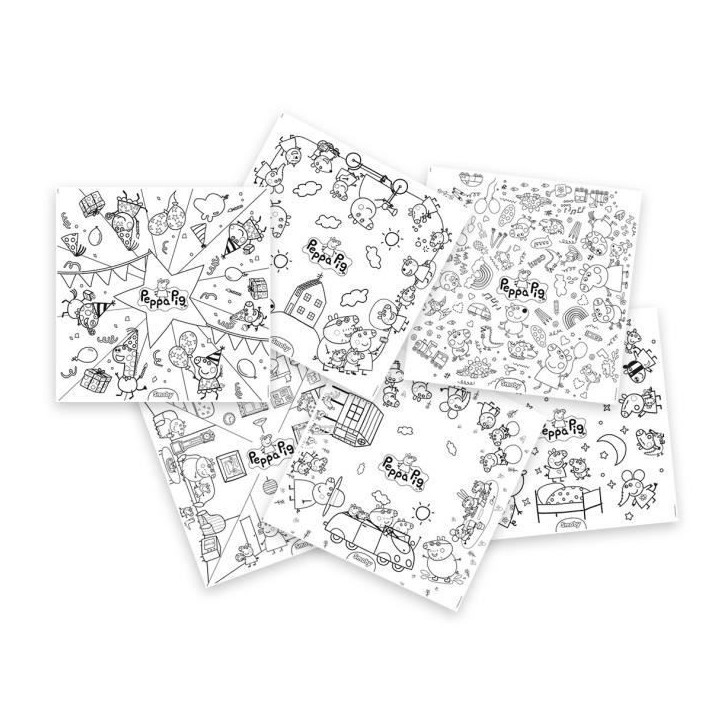Smoby - Recharge Coloriages pour la Kid table créative - 10 feuilles de coloriages Peppa Pig Smoby - Recharge Coloriages pour la Kid table créative - 10 feuilles de coloriages Peppa Pig