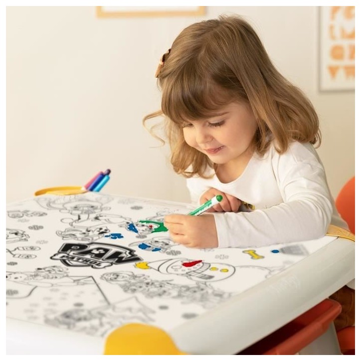Smoby - Recharge Coloriages pour la Kid table créative - 10 feuilles de coloriages Pat' Patrouille
