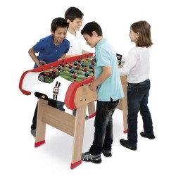 Smoby - Babyfoot Powerplay 4 en 1 - Babyfoot, billard, palet et ping p