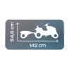 Tracteur a pédales Smoby Farmer XL + Remorque - Vert