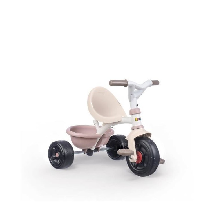 SMOBY Tricycle enfant évolutif Be Fun - Structure métal - Rose