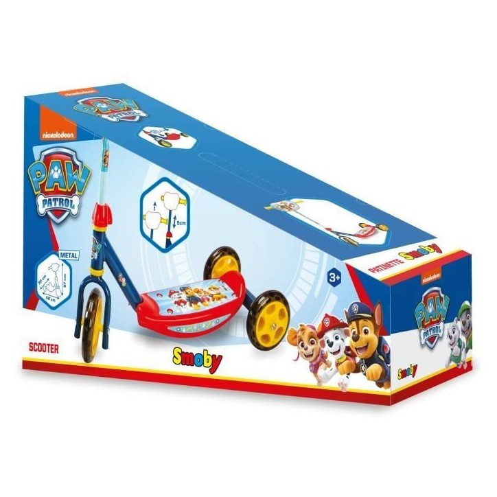 SMOBY Paw Patrol Patinette 3Rdes 3 ans
