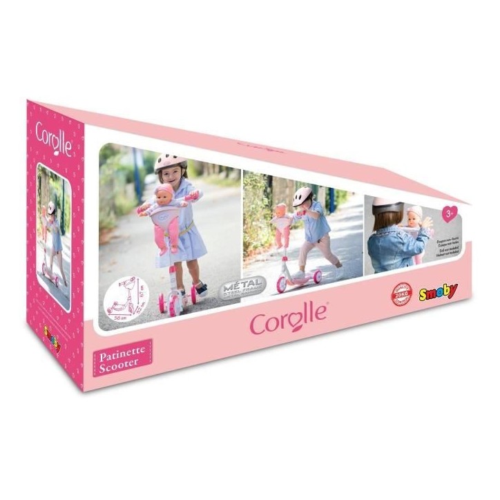 SMOBY Corolle Patinette 3Rdes 3 ans