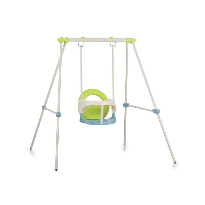 SMOBY Portique métal 1er âge Baby Swing - Hauteur 120 cm - Arceau de
