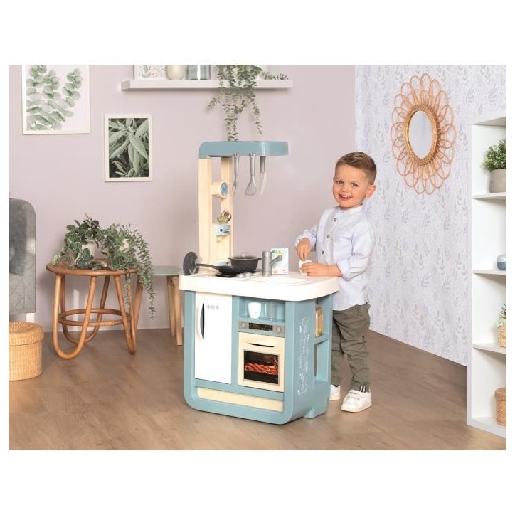 Smoby Cuisine Bon Appetit - 23 Accessoires - Effet sonores (plaques de cuissons électroniques) des 3 ans