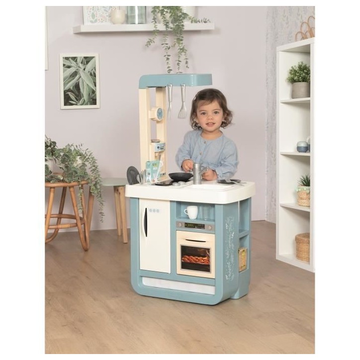 Smoby Cuisine Bon Appetit - 23 Accessoires - Effet sonores (plaques de cuissons électroniques) des 3 ans
