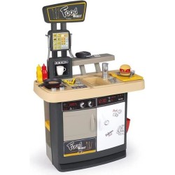 Smoby - Food Corner - Cuisine Restaurant - Jouet d'imitation avec 29 a
