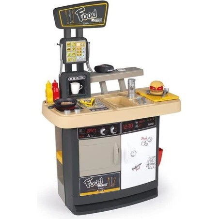 Smoby - Food Corner - Cuisine Restaurant - Jouet d'imitation avec 29 a