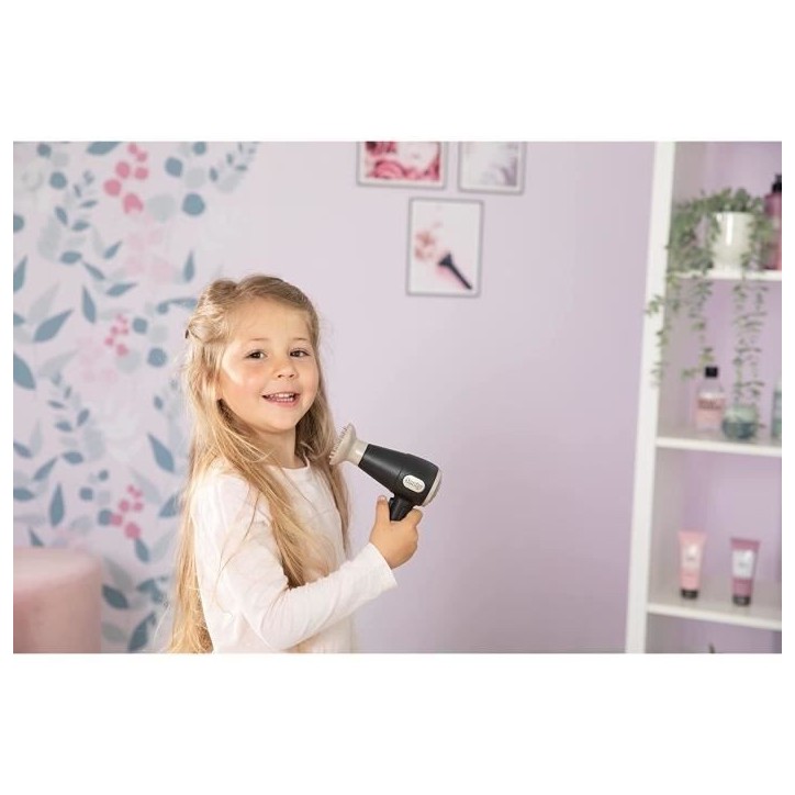 Smoby - My Beauty Hair Set - Set de Coiffure Enfant - Lisseur et Seche-Cheveux Factices - Fonctions Electroniques - 320144 Smoby - My Beauty Hair Set - Set de Coiffure Enfant - Lisseur et Seche-Cheveux Factices - Fonctions Electroniques - 320144