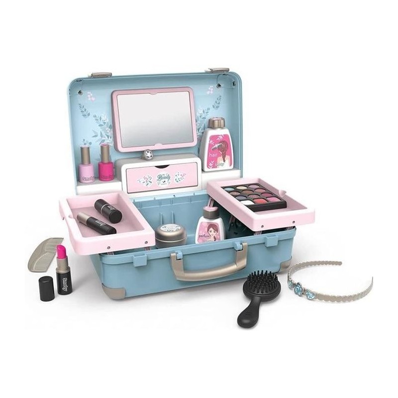 Smoby - My Beauty Vanity - Valise Beauté pour Enfant - Coiffure + Ong Smoby - My Beauty Vanity - Valise Beauté pour Enfant - Coiffure + Ong