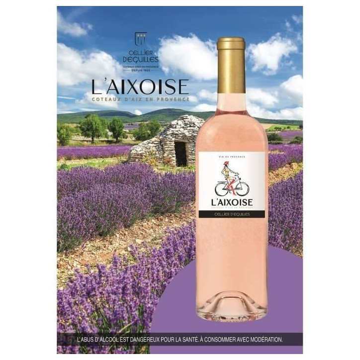 L'Aixoise 2024 Côteaux d'Aix en Provence - Vin rosé de Provence 75cl