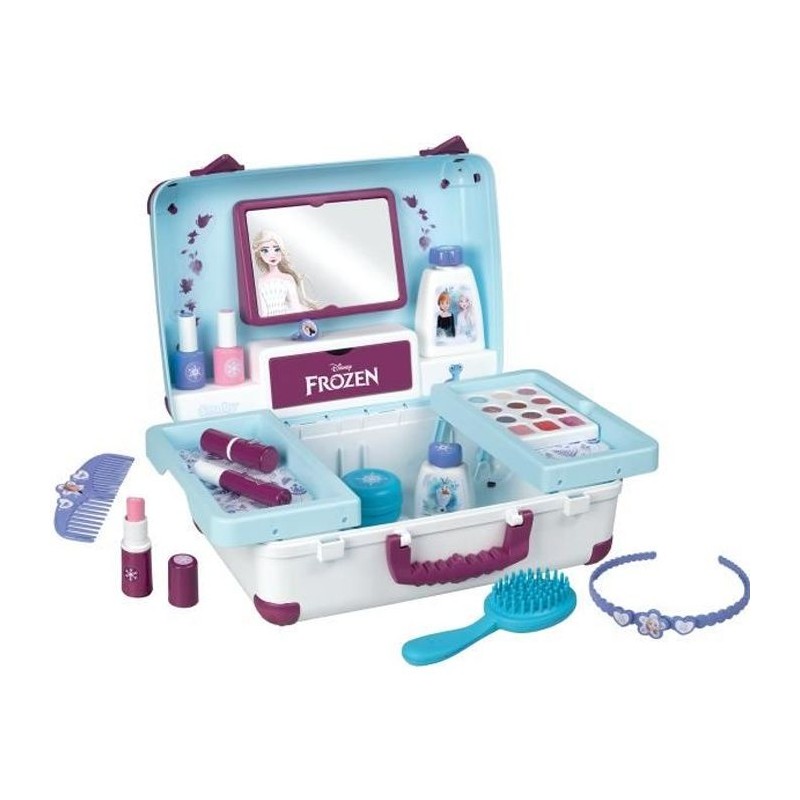 FROZEN Valise beauté - Reine des Neiges - Coiffure, onglerie, maquill FROZEN Valise beauté - Reine des Neiges - Coiffure, onglerie, maquill