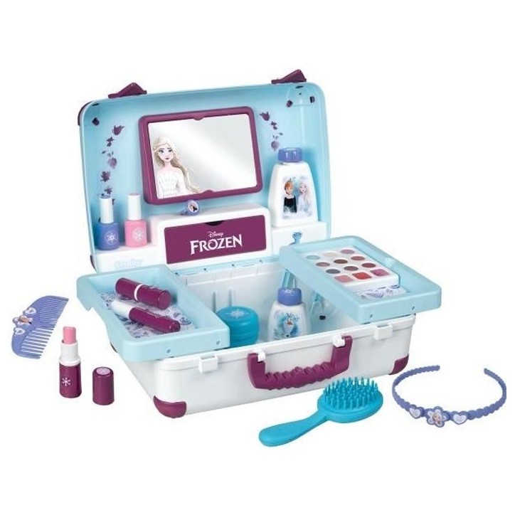 FROZEN Valise beauté - Reine des Neiges - Coiffure, onglerie, maquillage - des 3 ans FROZEN Valise beauté - Reine des Neiges - Coiffure, onglerie, maquillage - des 3 ans