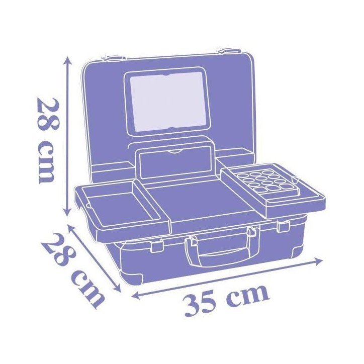 FROZEN Valise beauté - Reine des Neiges - Coiffure, onglerie, maquillage - des 3 ans FROZEN Valise beauté - Reine des Neiges - Coiffure, onglerie, maquillage - des 3 ans
