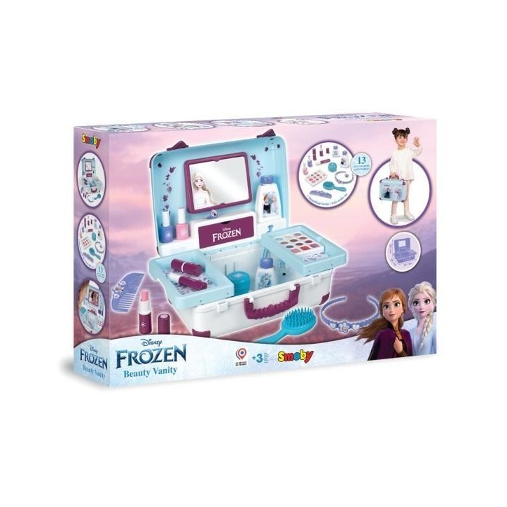 FROZEN Valise beauté - Reine des Neiges - Coiffure, onglerie, maquillage - des 3 ans FROZEN Valise beauté - Reine des Neiges - Coiffure, onglerie, maquillage - des 3 ans