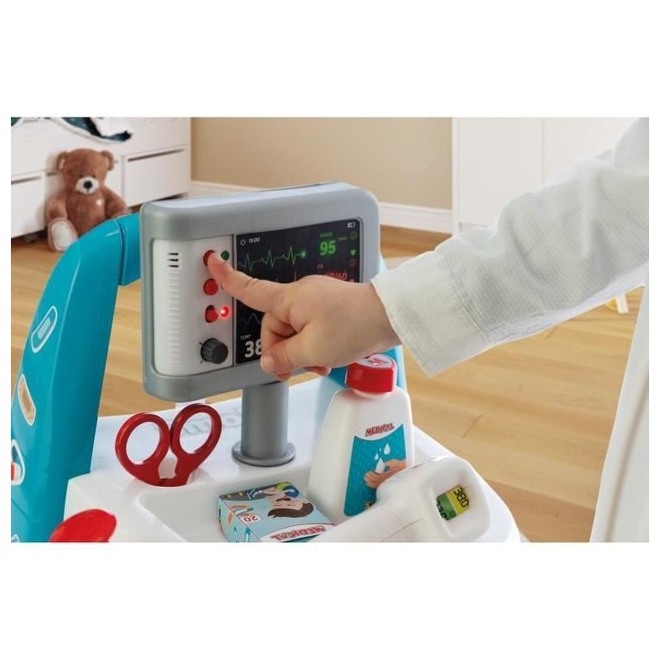 Smoby chariot médical électronique - des 3 ans