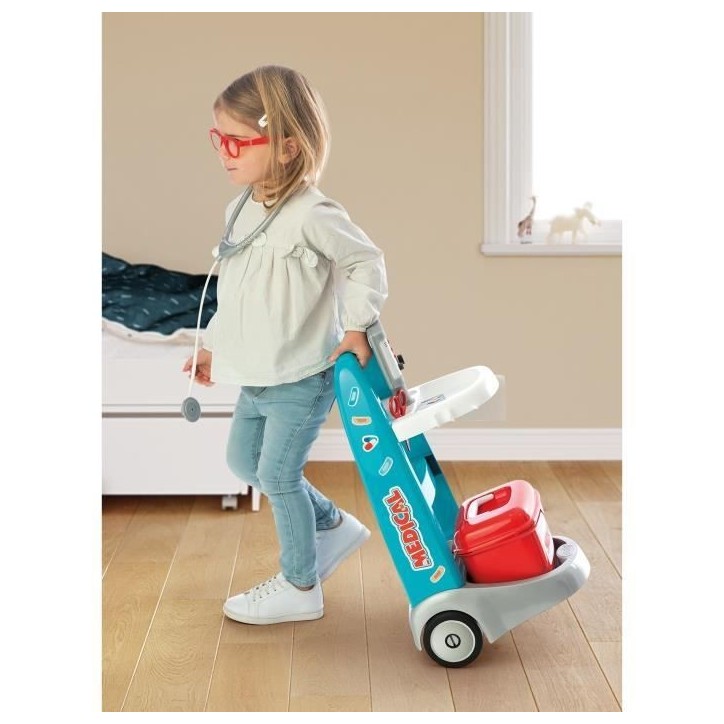 Smoby chariot médical électronique - des 3 ans