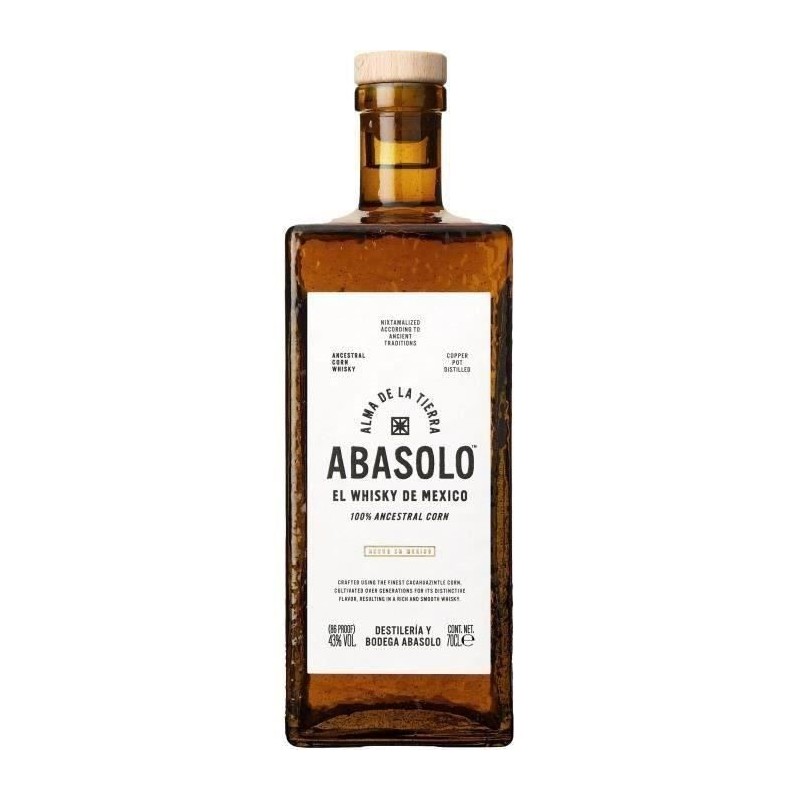 Abasolo - Whisky de Mexique - 70 cl - 43,0% Vol. Abasolo - Whisky de Mexique - 70 cl - 43,0% Vol.