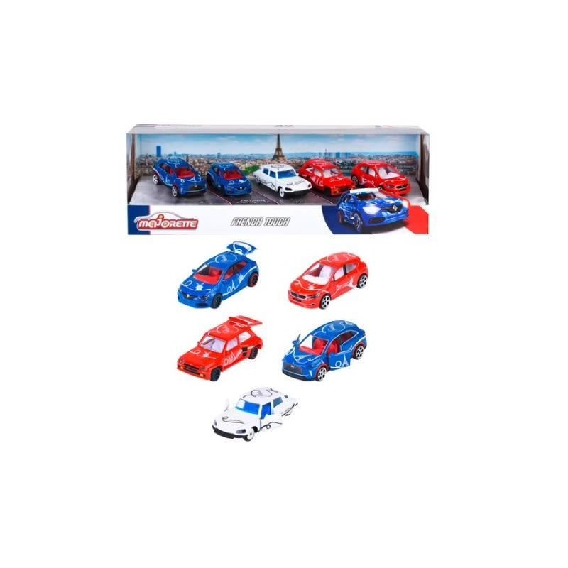 Majorette - French Touch - Coffret de 5 voitures françaises célebres Majorette - French Touch - Coffret de 5 voitures françaises célebres
