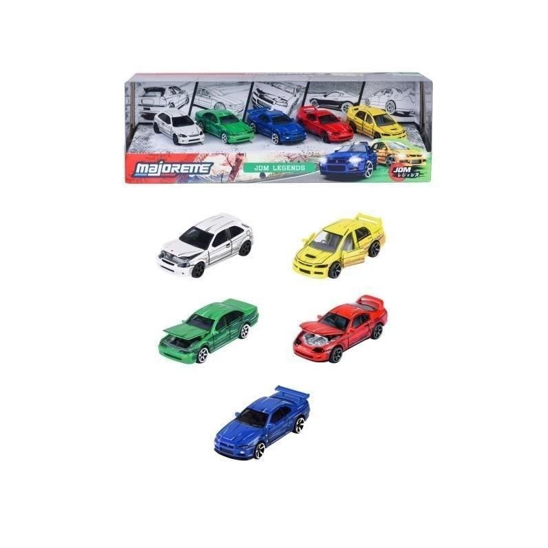 MAJORETTE - Majo JDM 5 Pcs Giftpack - des 3 ans MAJORETTE - Majo JDM 5 Pcs Giftpack - des 3 ans