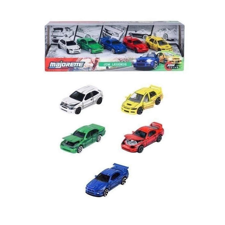 MAJORETTE - Majo JDM 5 Pcs Giftpack - des 3 ans